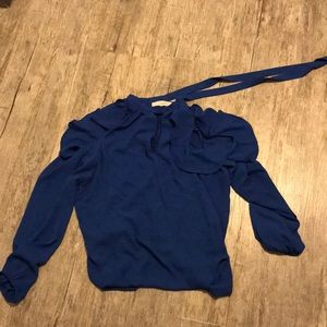 Cobalt blue top from LOFT.